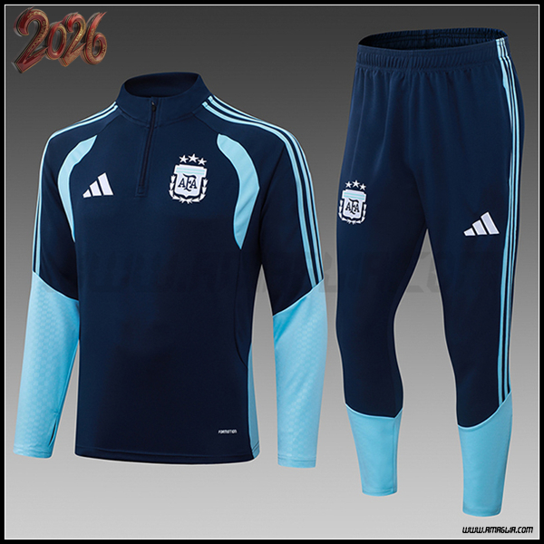 Tuta Allenamento Argentina Bambino Blu Reale 2025 2026