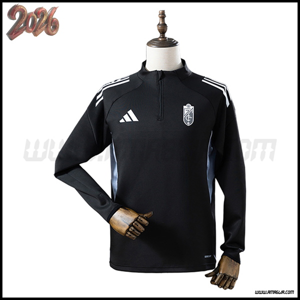 Felpa Allenamento Granada FC Nero 2025 2026