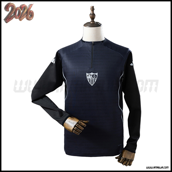 Felpa Allenamento Malaga CF Nero 2025 2026