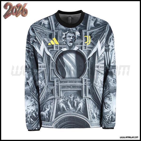 Maglia da Juventus Maniche Lunghe Edizione Speciale Grigio 2025 2026