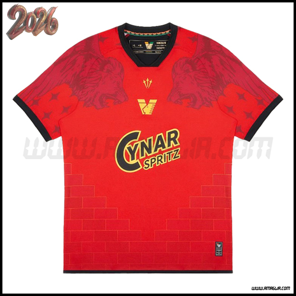 Nuovo Maglia da Venezia FC Quarto Rosso 2025 2026