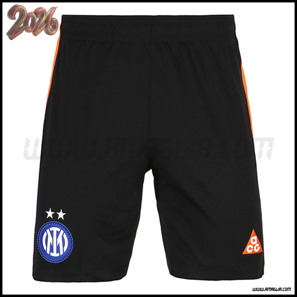 Pantaloncini Calcio Inter Milan Quarto 2025/2026