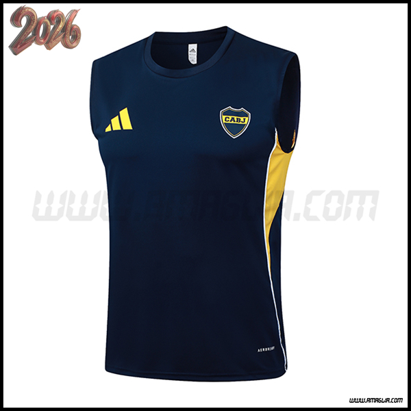 Canotta Allenamento Boca Juniors Blu/Giallo 2025/2026