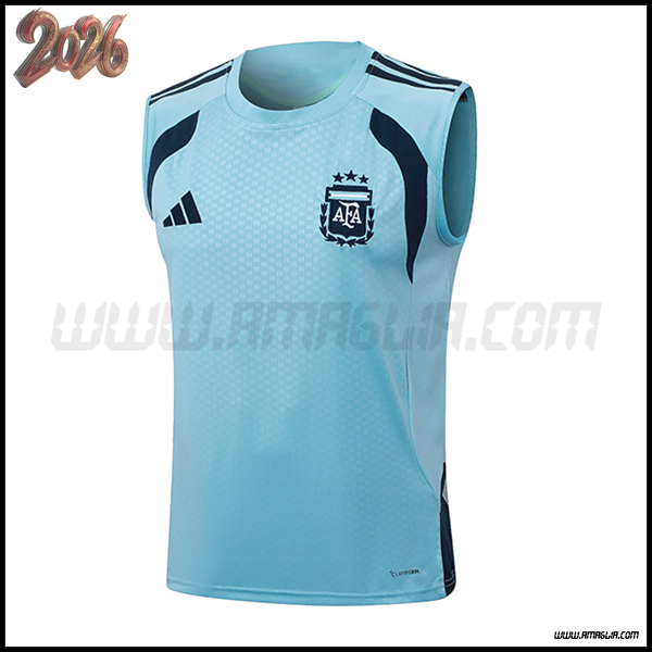 Canotta Allenamento Argentina Blu 2025/2026