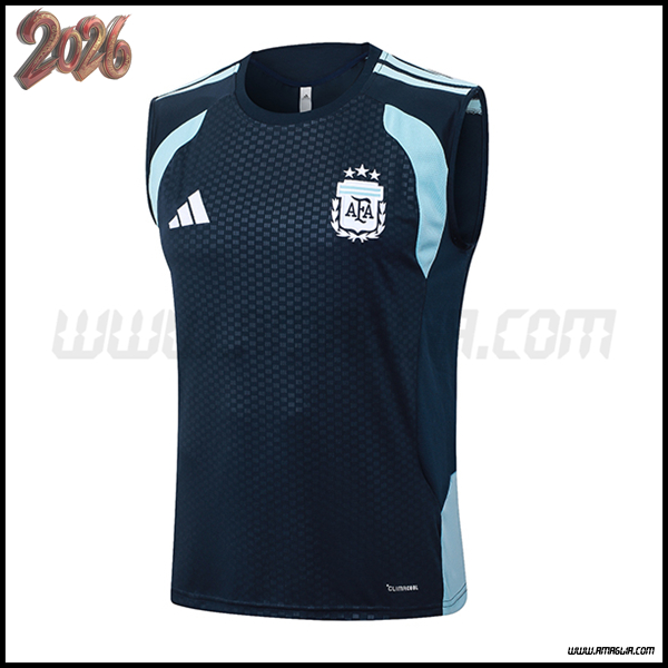Canotta Allenamento Argentina Blu Reale 2025/2026