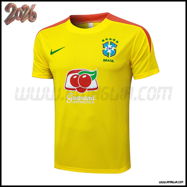 Training T-Shirt Al-Ittihad Giallo/Arancia 2025/2026
