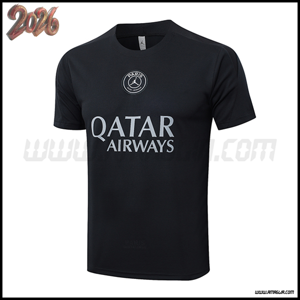 Training T-Shirt PSG Grigio Scuro 2025/2026