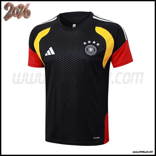 Training T-Shirt Germania Nero/Rosso 2025/2026