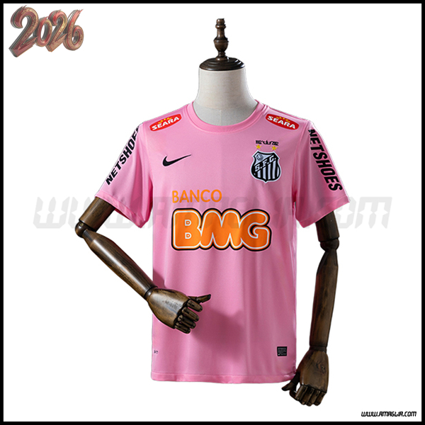 Maglia Calcio Santos Retro Rosa 2012/2013