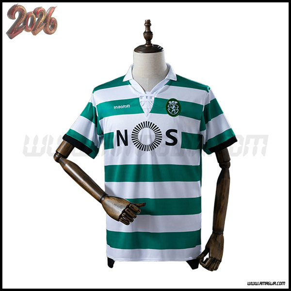 Prima Maglia Calcio Sporting CP Retro 2018/2019
