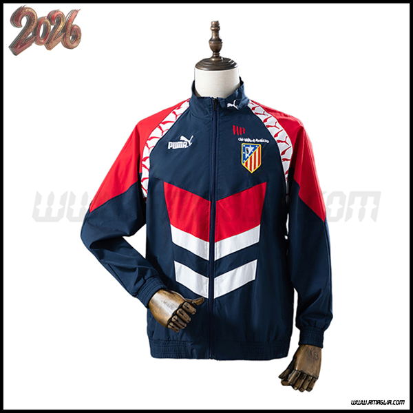 Giacca A Vento Atletico Madrid Blu/Rosso/Bianco 2025/2026
