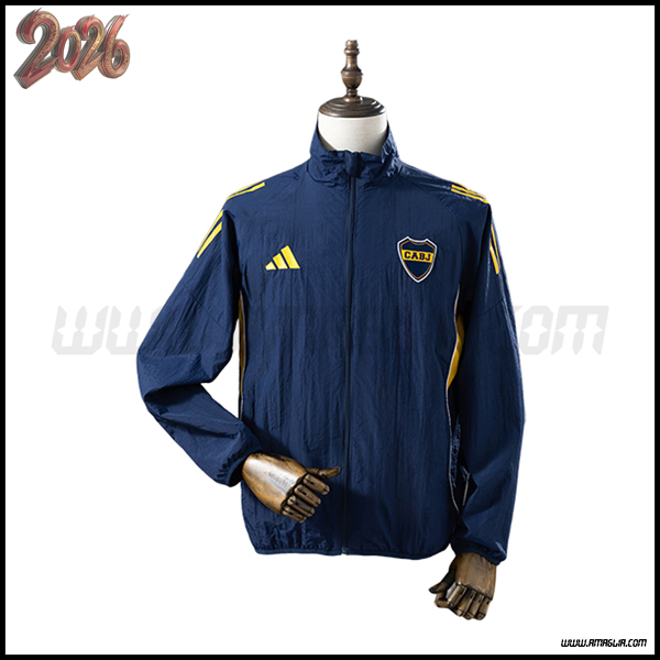 Giacca A Vento Boca Juniors Blu Scuro 2025/2026