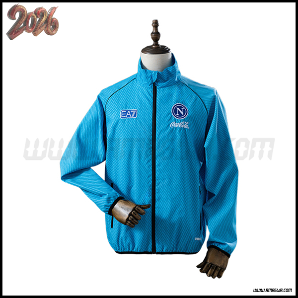 Giacca A Vento Napoli Blu/Nero 2025/2026