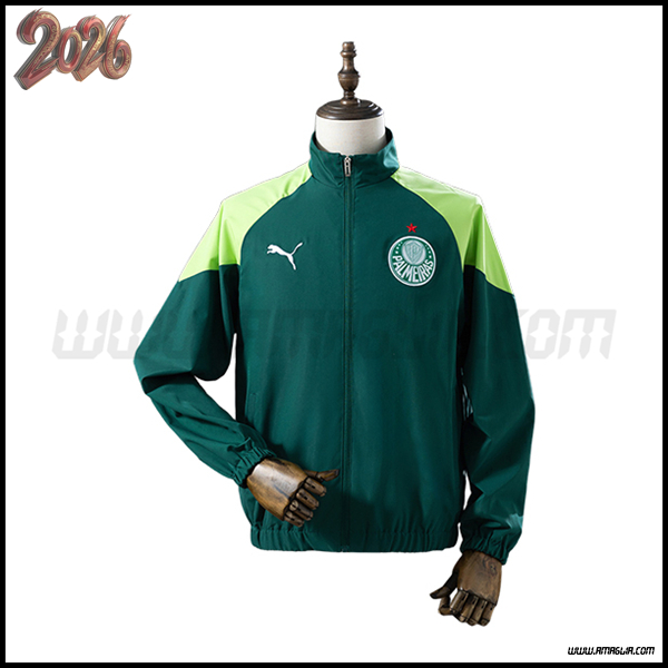Giacca A Vento Palmeiras Verde 2025/2026