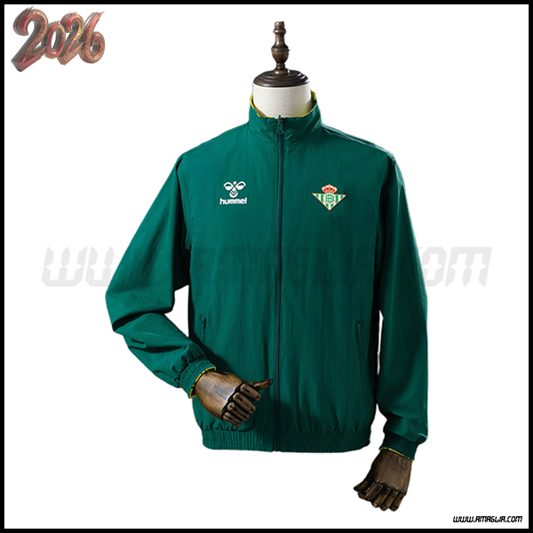Giacca A Vento Real Betis Arancia 2025/2026