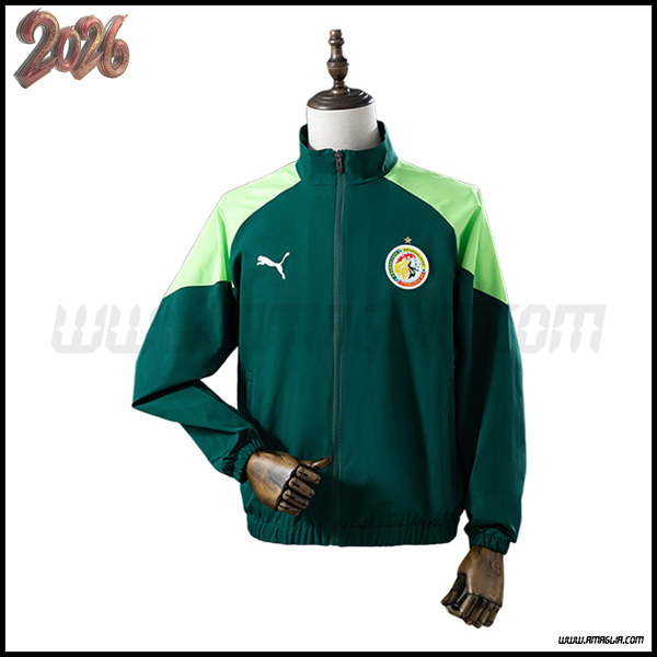 Giacca A Vento Senegal Verde 2025/2026