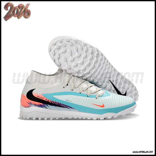 Nike Scarpe Da Calcio Phantom GX III Elite TF Bianco/Blu/Arancia/Nero