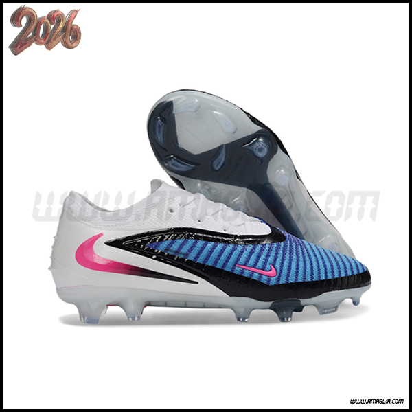 Nike Scarpe Da Calcio Phantom GX III Elite FG Bianco/Blu/Nero/Rosa