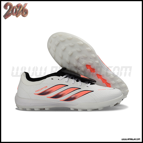 Adidas Scarpe Da Calcio PREDATOR LEAGUE FT TURF Bianco/Arancia/Nero