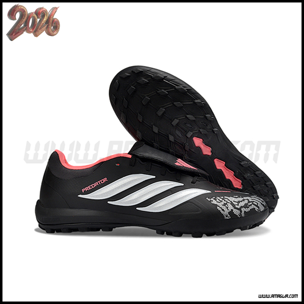 Adidas Scarpe Da Calcio PREDATOR LEAGUE FT TURF Nero/Grigio/Rosa