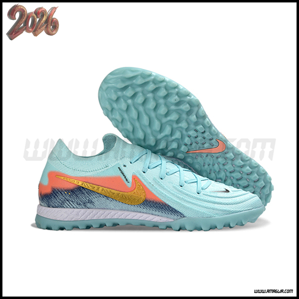 Nike Scarpe Da Calcio Phantom GX II EliteTF Blu/Arancia/Giallo