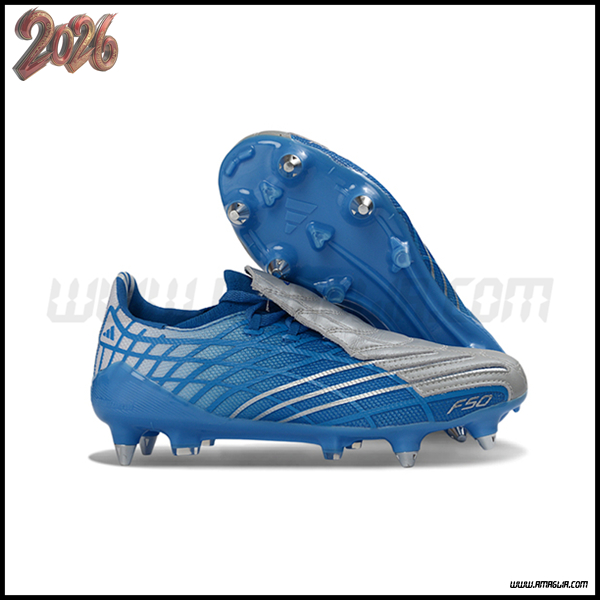 Adidas Scarpe Da Calcio F50 Elite SG Blu/Grigio