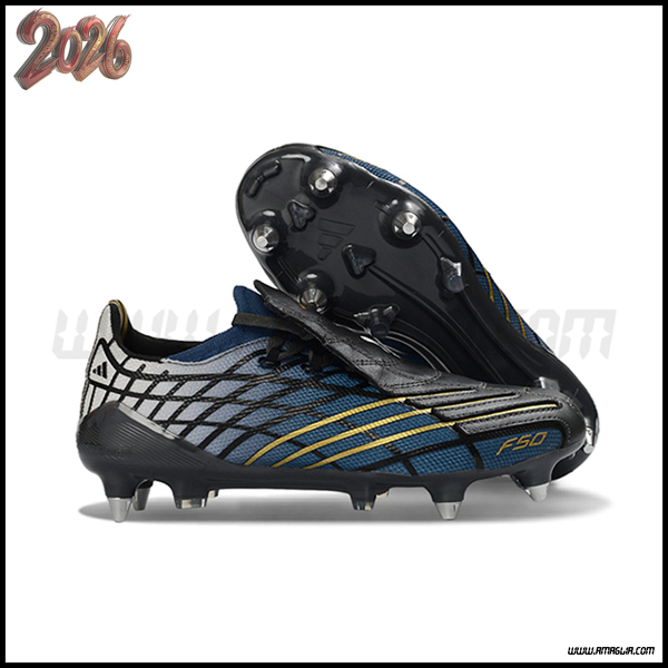 Adidas Scarpe Da Calcio F50 Elite SG Nero/Blu