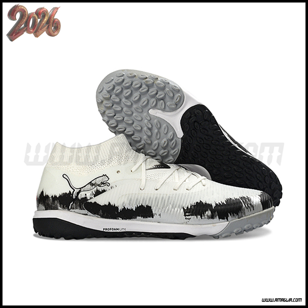 PUMA Scarpe Da Calcio FUTURE 8 ULTIMATE TF Bianco/Nero