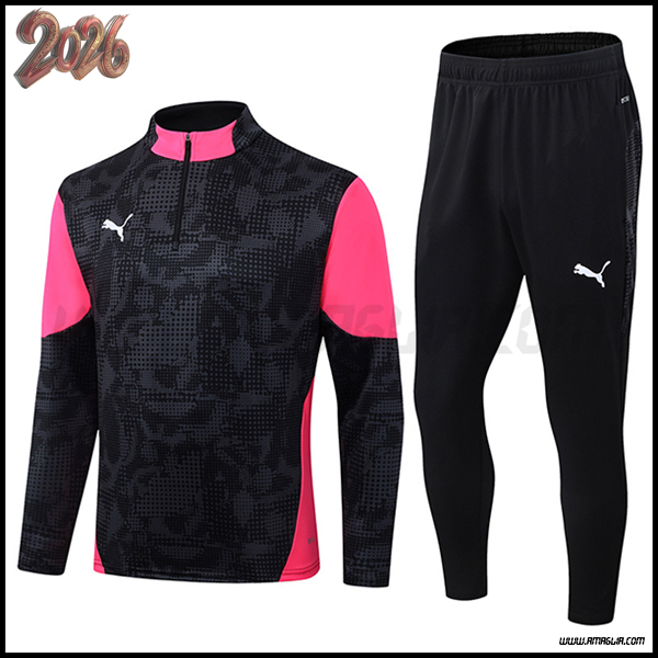Tuta Calcio PUMA Nero/Rosa 2025/2026