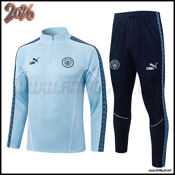 Tuta Calcio Manchester City Azzurro 2025/2026