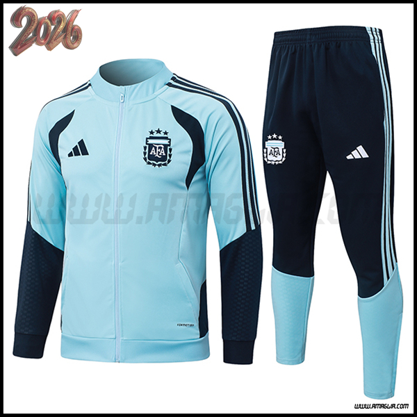 Tuta Calcio Giacca Argentina Blu 2025/2026