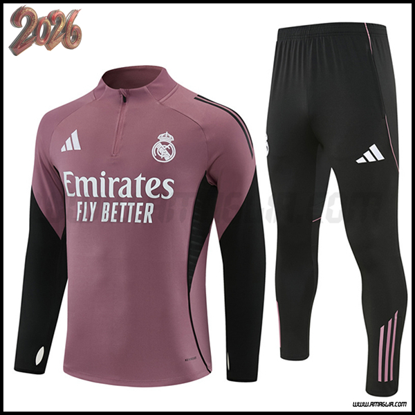 Tuta Calcio Real Madrid viola/Nero 2025/2026