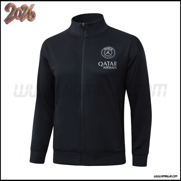 Giacca Calcio PSG Nero 2025/2026