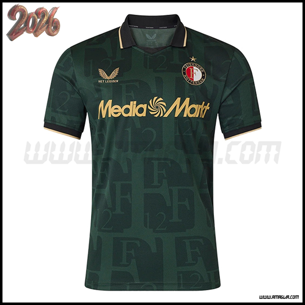 Nuovo Maglia da Feyenoord Quarto 2025/2026