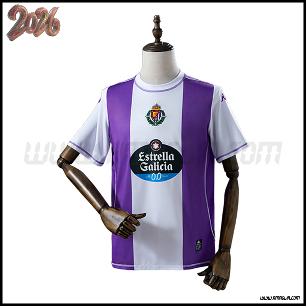Maglia da Real Valladolid Edizione Speciale Bianco/Viola 2025/2026