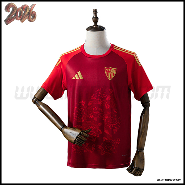 Maglia da Sevilla FC Edizione Speciale Rosso 2025/2026