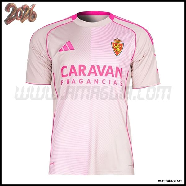 Nuovo Maglia da Real Zaragoza Quarto 2025/2026