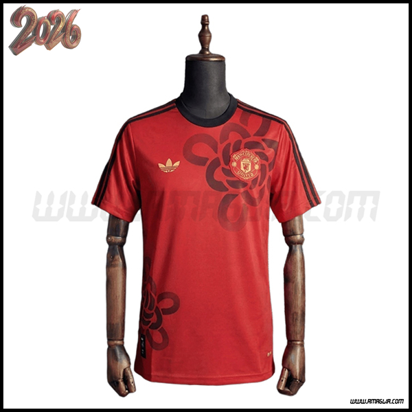 Maglia da Portiere Manchester United Rosso 2025/2026