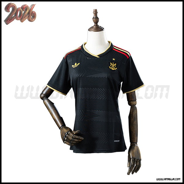 Maglia Calcio Flamengo Donne Edizione Speciale Nero 2025/2026