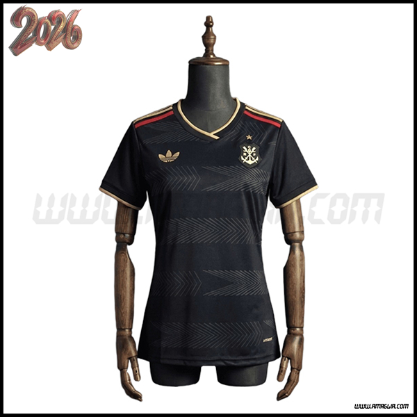 Maglia Calcio Flamengo Donne Edizione Speciale Nero 2025/2026