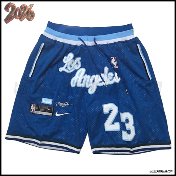 Pantalonicinis NBA Los Angeles Lakers 2025/26 Blu/Bianco