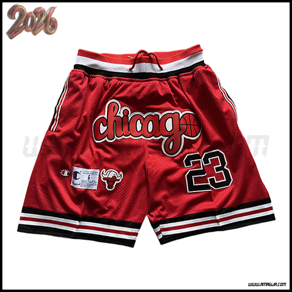 Pantalonicinis NBA Chicago Bulls 2025/26 Rosso