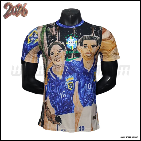 Maglia Squadra Brasile Edizione Speciale Blu 2026/2027