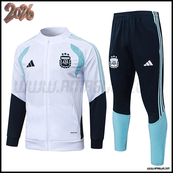 Tuta Giacca Calcio Argentina Bianco/Blu 2025/2026