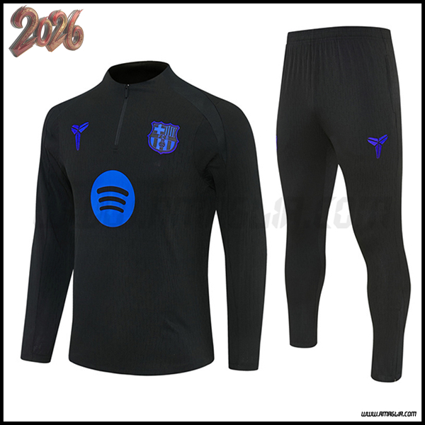 Tuta Calcio FC Barcellona Nero/Blu 2025/2026