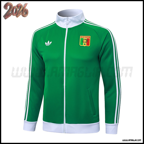 Giacca Calcio Senegal Verde/Bianco 2025/2026
