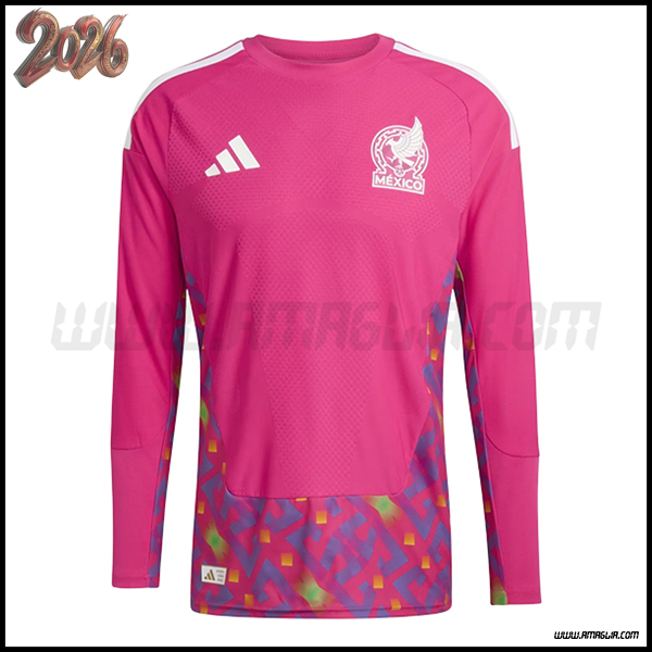 Maglia Squadra Portiere Messico Maniche Lunghe Coppa del Mondo 2026