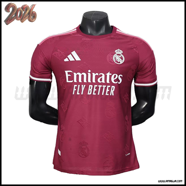 Maglia da Real Madrid Edizione Speciale Rosso 2025/2026