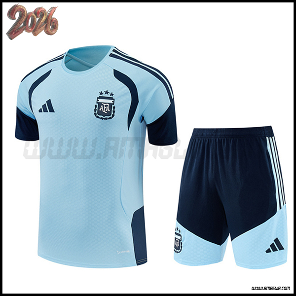 Kit Maglia Allenamento Argentina Azzurro 2025/2026