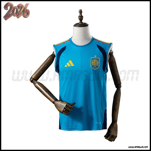 Canotta Allenamento Spagna Blu 2025/2026